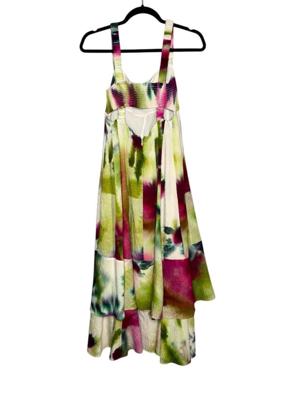 Anthropologie Tiered Maxi sleeveless retro pop Dress event cocktail formal - Picture 8 of 14